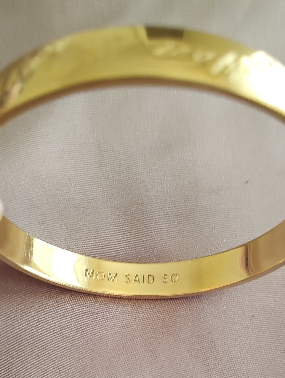 Kate Spade "Mom Said So" Bangle